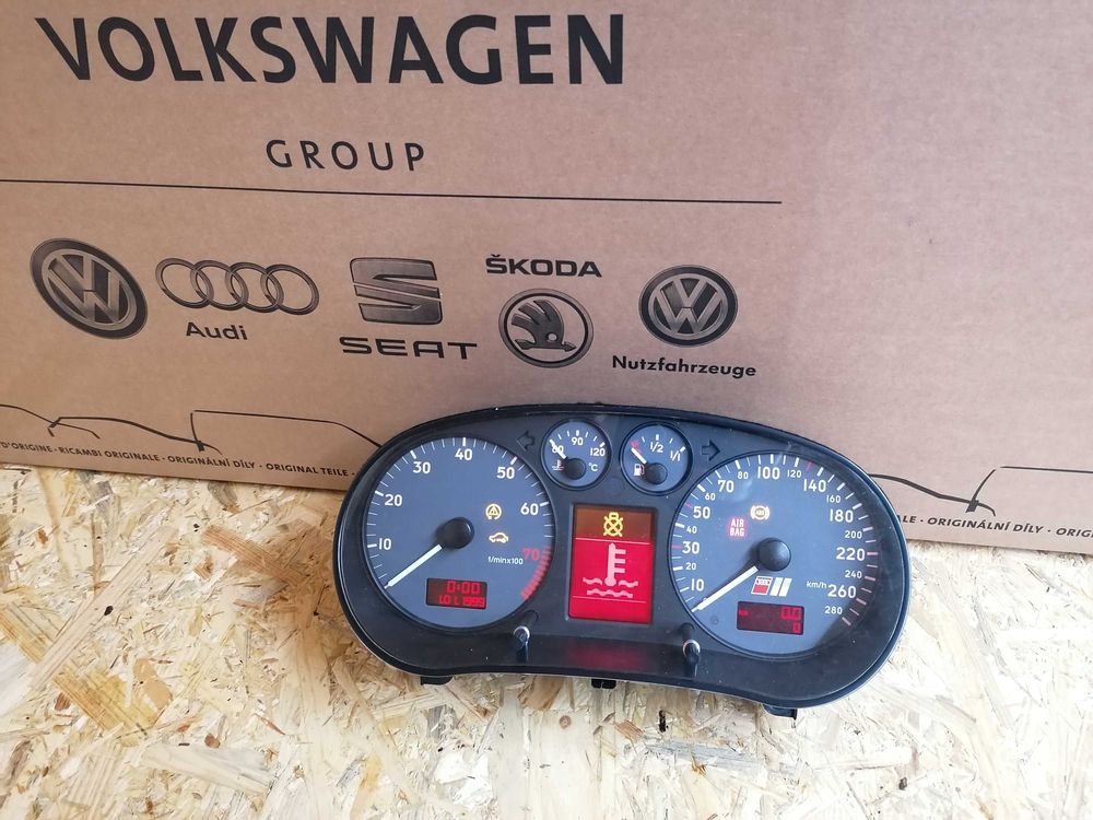 Quadrante painel instrumentos audi s3 8l com lcd novo