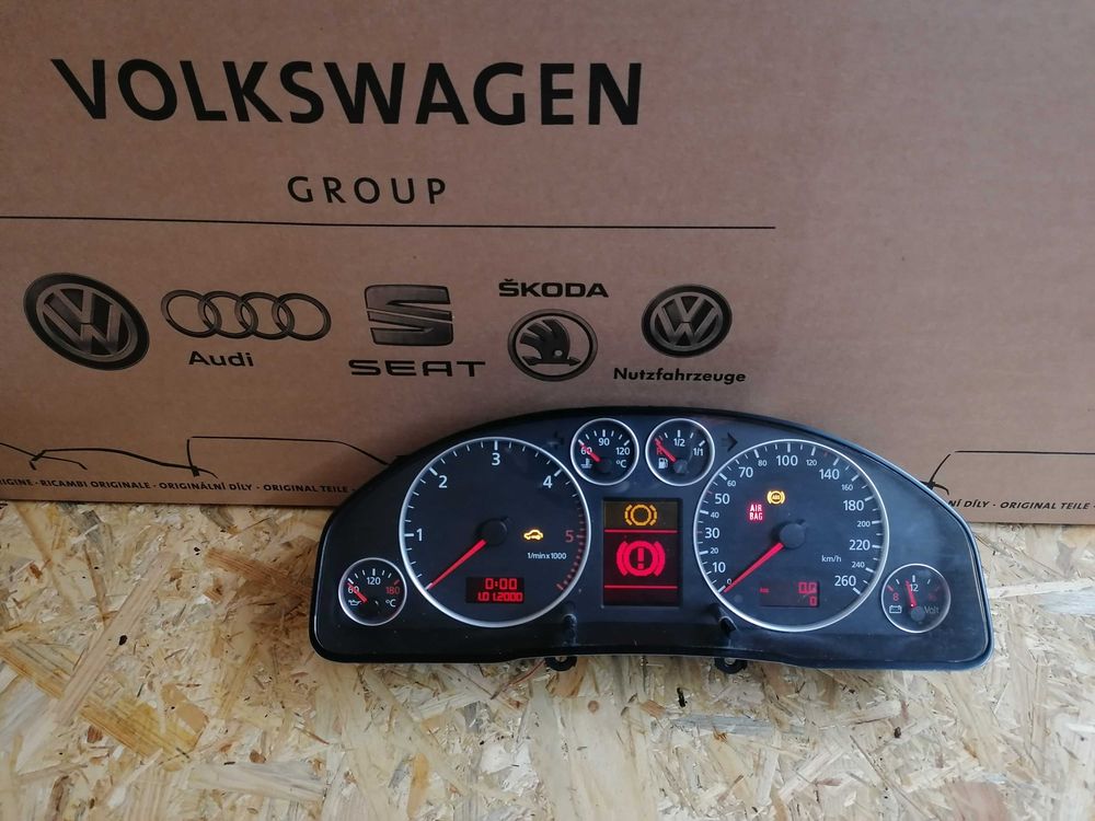 Quadrante painel instrumentos audi A6 4B TDI com computador bordo